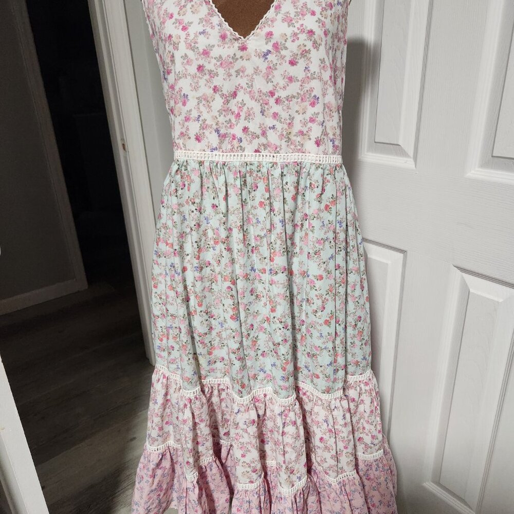 LoveShackFancy X Camille Pocketed Babydoll Dress Women’s Size XL - Picture 8 of 10